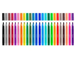 Feutre coloriage liderpapel jumbo longueur écriture 800m pointe nylon 5mm diamètre boîte carton 24 unités