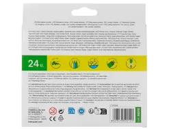 Feutre coloriage liderpapel jumbo longueur écriture 800m pointe nylon 5mm diamètre boîte carton 24 unités