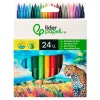 Feutre coloriage liderpapel slim longueur écriture 800m pointe nylon 2mm diamètre étui carton 24 unités