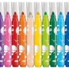 Feutre coloriage maped color'peps maxi triangulaire encore ultra-lavable pointe bloquée large pochette 12 unités