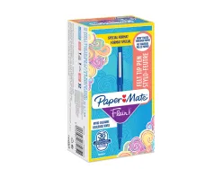 Feutre coloriage paper mate flair encre base eau pointe moyenne 0,7mm coloris bleu boite 30 unites + 6 gratuites