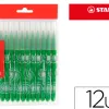 Feutre coloriage stabilo power recharge coffret schoolpack pointe moyenne bloquée coloris vert pochette de 12un