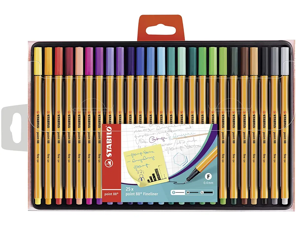 Feutre coloriage stabilo power max encre lavable corps large pointe large bloquée lot 24 unités