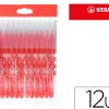 Feutre coloriage stabilo power recharge coffret schoolpack pointe moyenne bloquée coloris rouge pochette de 12un