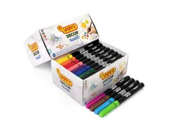 Feutre decor textile jovi coloris assortis pack 48 unites