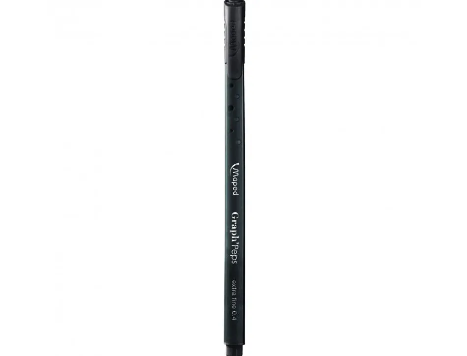 Feutre ecriture maped graph peps triangulaire pointe fine 0,4mm coloris noir