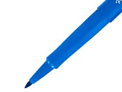 Feutre ecriture paper mate flair original pointe moyenne 0,7mm encres bleu blister 5 couleurs