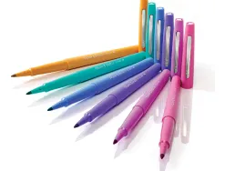 Feutre ecriture paper mate flair candy pop pointe moyenne pochette 16 unites assorties