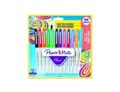 Feutre ecriture paper mate flair bold pointe large blister 12 unites
