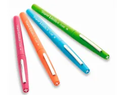 Feutre ecriture paper mate flair original pointe moyenne 0,7mm encres assorties fun blister 4