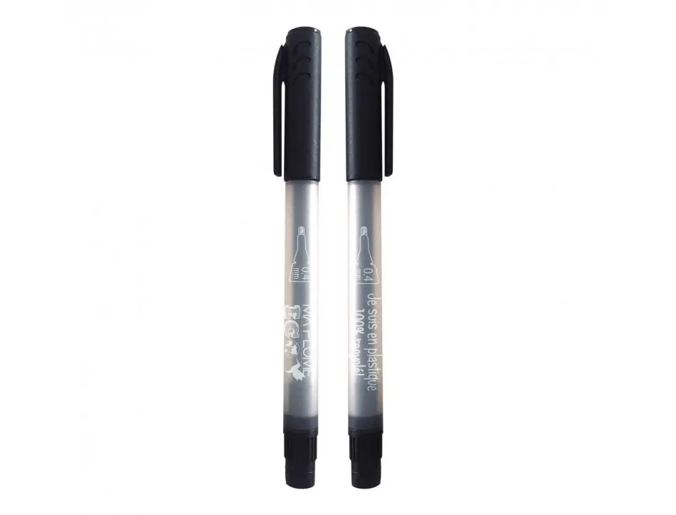 Feutre ecriture recycle ulmann pointe 0,4mm coloris noir