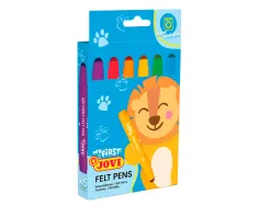 Feutre jovi my first encre lavable pointe anti-enfoncement trait constant coloris assortis