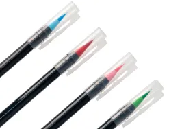 Feutre liderpapel pointe pinceau extra souple couleur assorties pochette 12 u