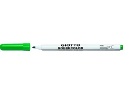 Feutre robercolor pointe fine giotto pour tableau blanc odeur neutre ecriture 1mm coloris vert