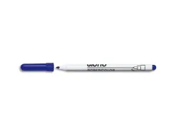 Feutre robercolor pointe fine giotto pour tableau blanc odeur neutre ecriture 1mm coloris bleu