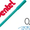 Feutre roller ball pentel r50 bille pointe plastique écriture moyenne 0.4mm coloris bleu