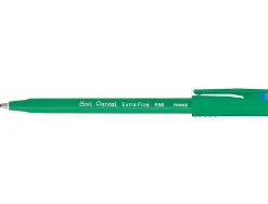 Feutre roller ball pentel r56 bille pointe plastique écriture fine 0.3mm coloris bleu