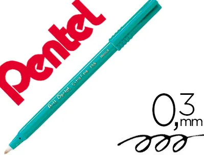 Feutre roller ball pentel r56 bille pointe plastique écriture fine 0.3mm coloris noir