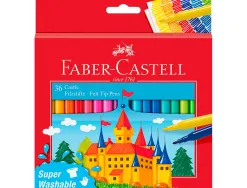 Feutre scolaire faber castell chateau pochette de 36