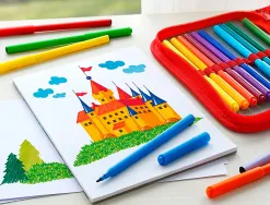 Feutre scolaire faber castell chateau pochette de 36