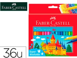 Feutre scolaire faber castell chateau pochette de 36