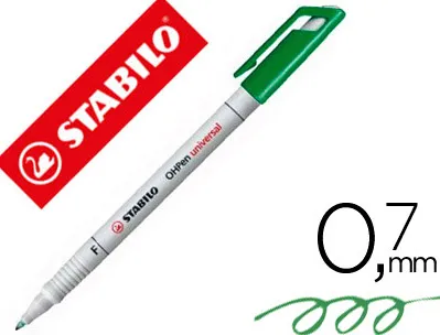 Feutre stabilo fin soluble vert