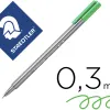 Feutre staedtler triplus fineliner 334 r pointe extra fine 0,3mm ergonomique coloris vert