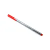 Feutre staedtler triplus fineliner 334 triangulaire pointe superfine 0,3mm coloris rouge