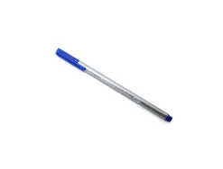 Feutre staedtler triplus fineliner 334 triangulaire pointe superfine 0,3mm coloris bleu