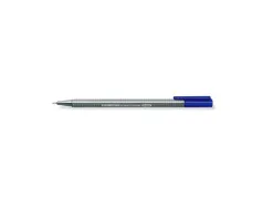 Feutre staedtler triplus fineliner 334 triangulaire pointe superfine 0,3mm coloris bleu