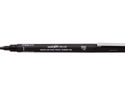 Feutre technique uniball calibrees pointes biseau 2mm coloris noir