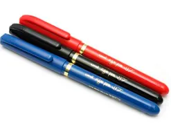 Feutre uniball sign pen encre super ink couvrante pointe feutre nylon ogive largeur trace 1mm coloris bleu