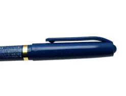 Feutre uniball sign pen encre super ink couvrante pointe feutre nylon ogive largeur trace 1mm coloris bleu
