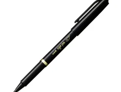 Feutre uniball sign pen encre super ink couvrante pointe feutre nylon ogive largeur trace 1mm coloris noir