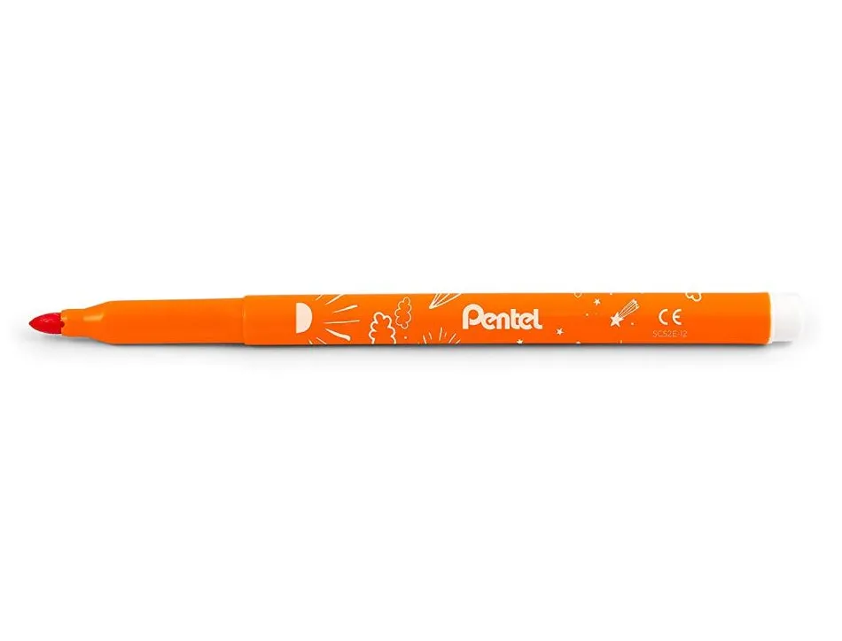 Feutres coloriage pentel arts pointe moyenne bloquee resistante lavable -