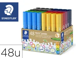 Feutres staedtler jumbo 328 coloris assortis pot de 48