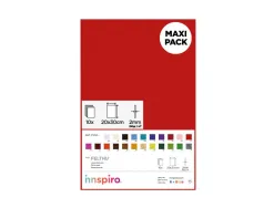 Feutrine innspiro non adhesive 20x30cm 2mm coloris rouge lot de 10 coupons