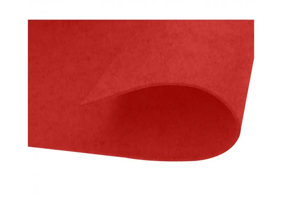 Feutrine innspiro non adhesive 20x30cm 2mm coloris rouge lot de 10 coupons