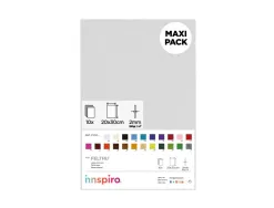 Feutrine innspiro non adhesive 20x30cm 2mm coloris blanc lot de 10 coupons