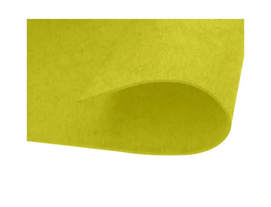 Feutrine innspiro non adhesive 20x30cm 2mm coloris jaune lot de 10 coupons