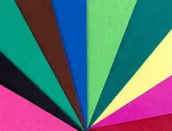 Feutrine liderpapel a4+ 240x315mm 180g épaisseur 1.5mm coloris assortis bloc 10 plaques