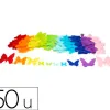 Feutrine papillons adhesive sodertex 1mm 4 tailles 150pieces 10 coloris assortis