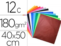 Feutrine sodertex 180gm2 1mm 400x500mm 12 coupons coloris assortis