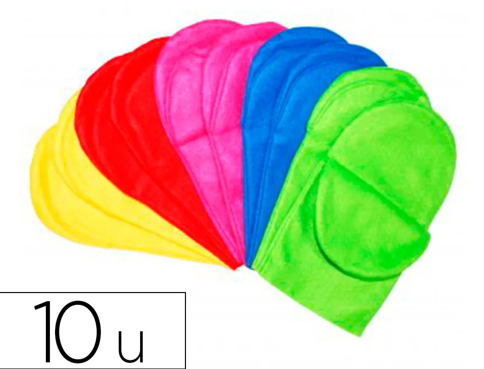 Feutrine sodertex marionnettes croco 1mm 220x130mm 10 pcs 5 coloris assortis