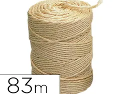 Ficelle sisal écologique liderpapel 3 fils idéal colis tra vaux manuels décoration rouleau 1/2kg longueur 83m écru