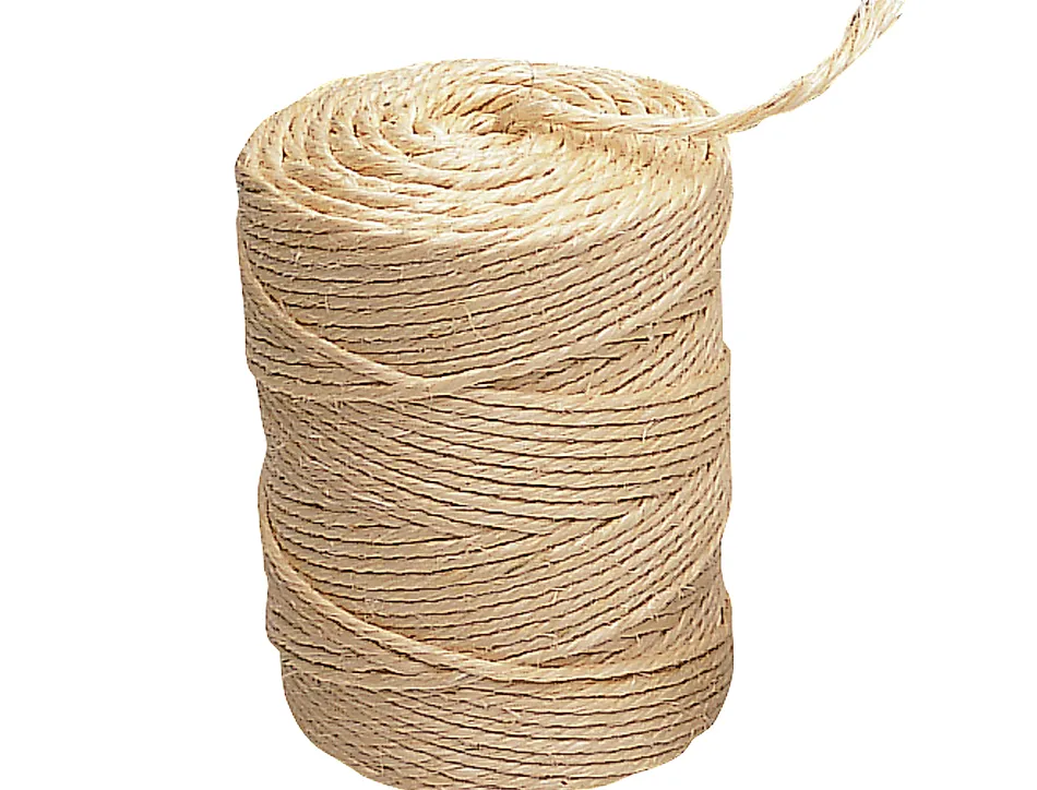 Ficelle sisal écologique liderpapel 3 fils idéal colis tra vaux manuels décoration rouleau 1kg longueur 167m écru