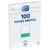 Fiche bristol universelle 210x297 bloc sac h.100
