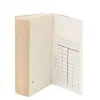 Fiche de pret filmolux imprimee 4 colonnes pour livres bibliotheques 125x75mm coloris blanc paquet de 250