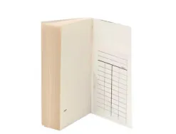 Fiche de pret filmolux imprimee 4 colonnes pour livres bibliotheques 125x75mm coloris blanc paquet de 250