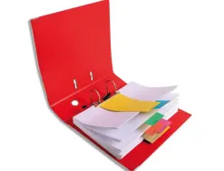 Fiche intercalaire exacompta forever trapézoïdale unie perforée 105x240mm paquet 100 unités